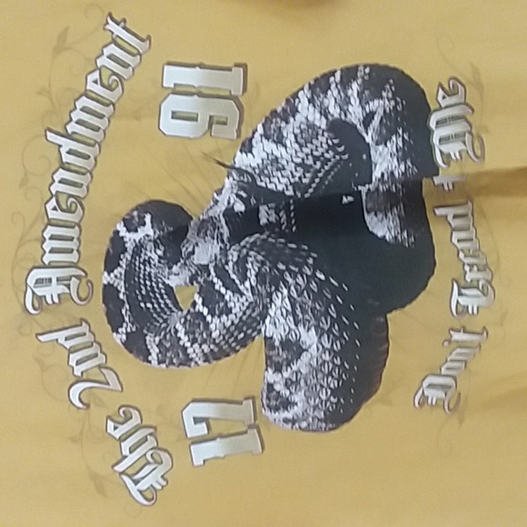 Vintage "Dont Tread on Me" 2nd Amendment sz Large - Picture 1 of 4